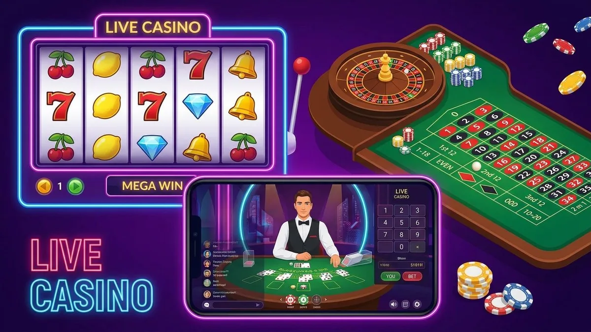 Casino oyunları ekranı